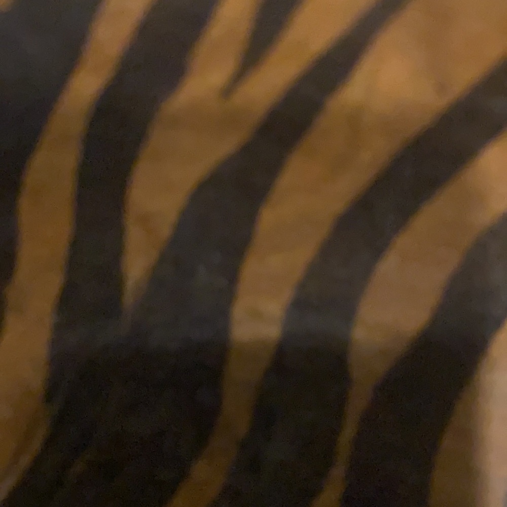 Decorative Zebra-Stripe Accent Tray - Brown & Black - Picture 11 of 11
